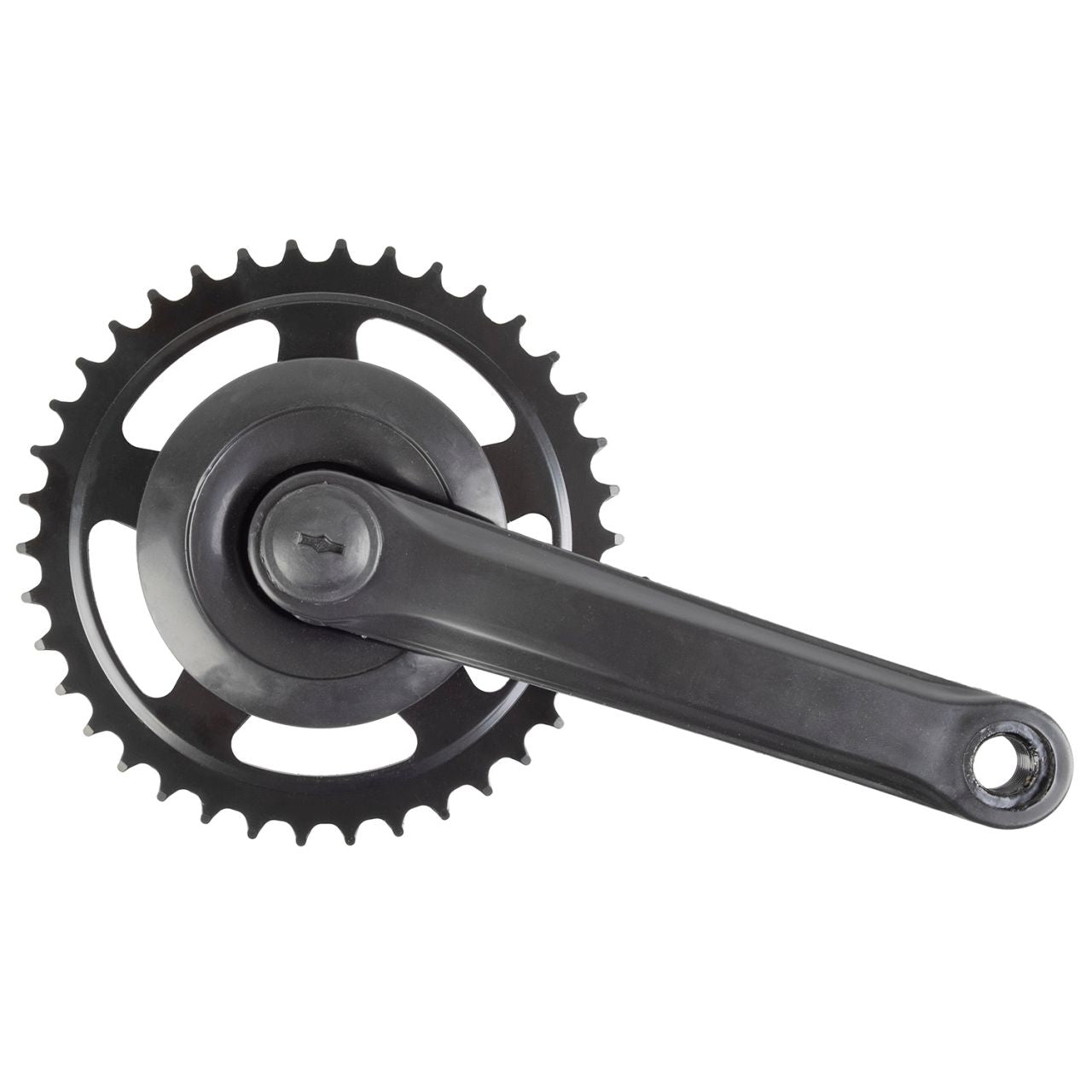 Kettenradgarnitur 1/2" x 3/32", 38 Zähne, 170 mm, mit Diskus, Stahl, schwarz
