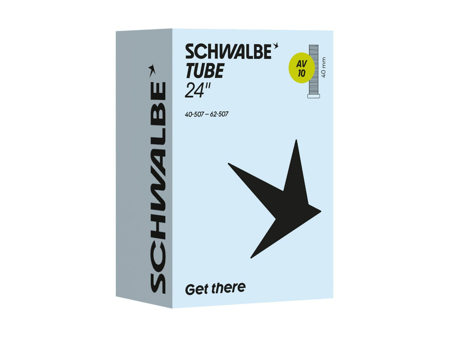 Schwalbe Schlauch AV 10 24 Zoll / 40/62-507