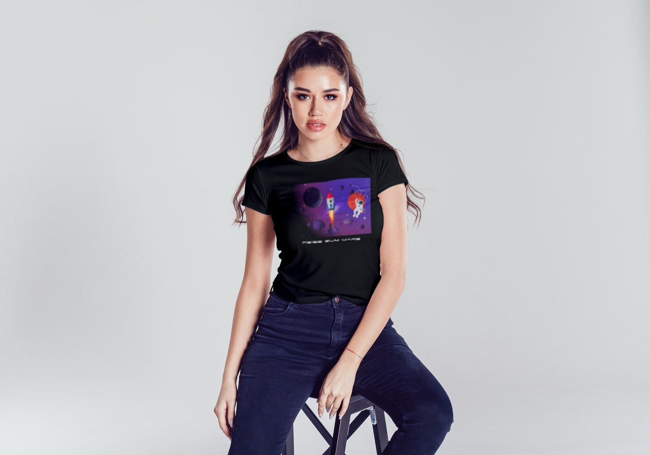 Woman T-Shirt Baumwolle MARS