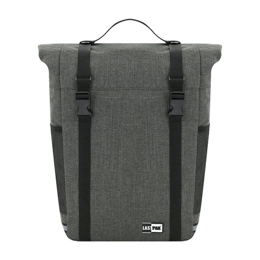 Seitentasche, 15 Liter, Polyester, 40x13x15 cm, grau-melange