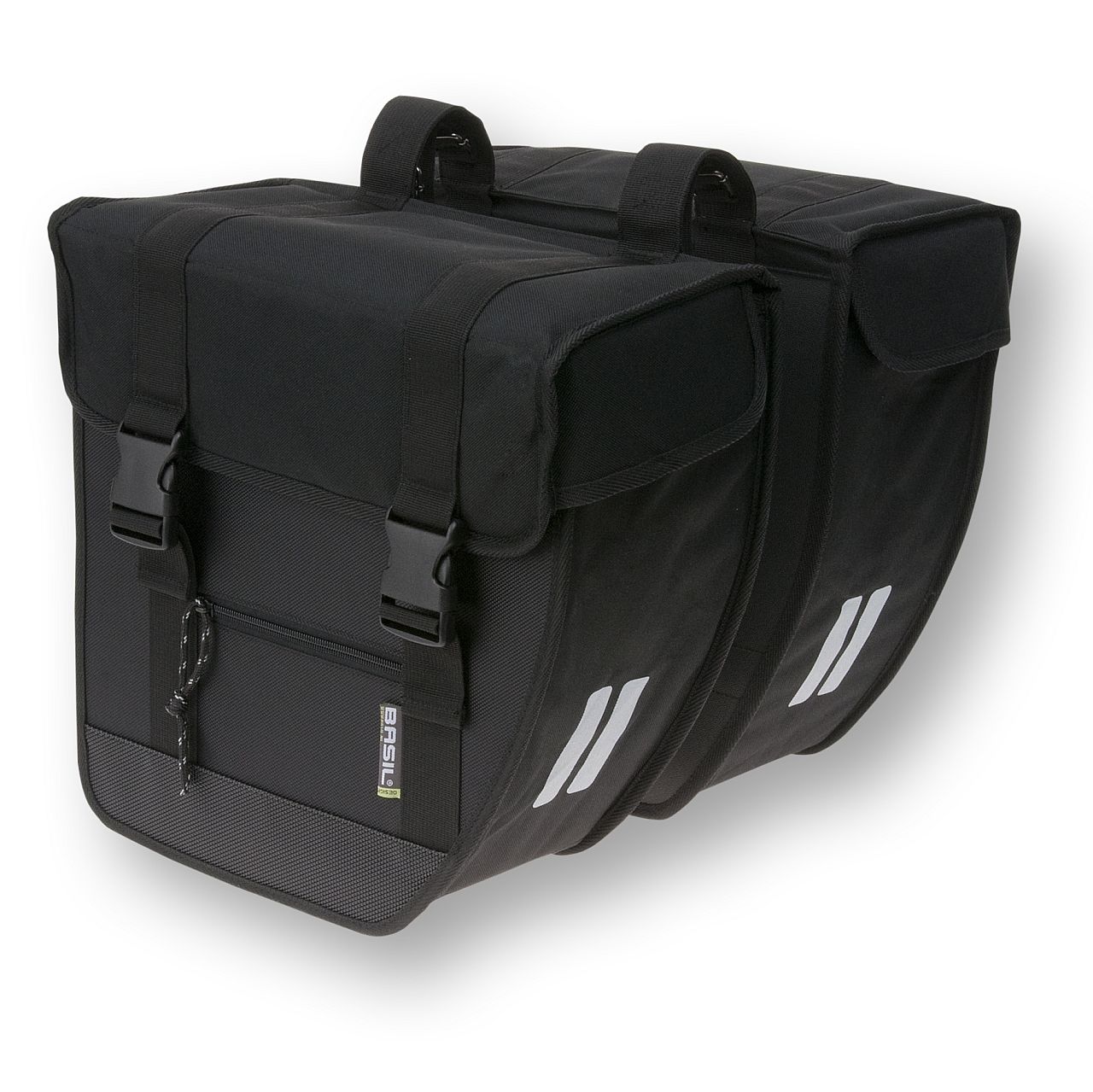 Doppelpacktasche Tour, wasserabweisend, 28 Liter, schwarz