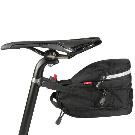 Satteltasche Contour Mini, KLICKfix 0216S, inkl. Contour-Adapter, schwarz