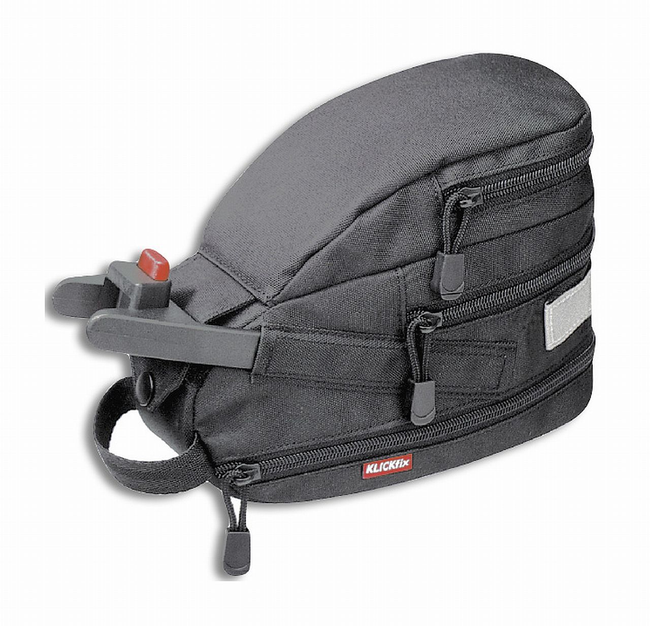 Satteltasche Contour Mini, KLICKfix 0216S, inkl. Contour-Adapter, schwarz