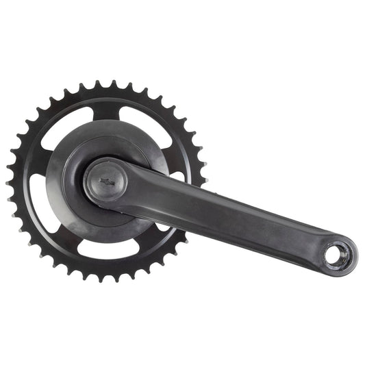 Kettenradgarnitur 1/2" x 3/32", 38 Zähne, 170 mm, mit Diskus, Stahl, schwarz