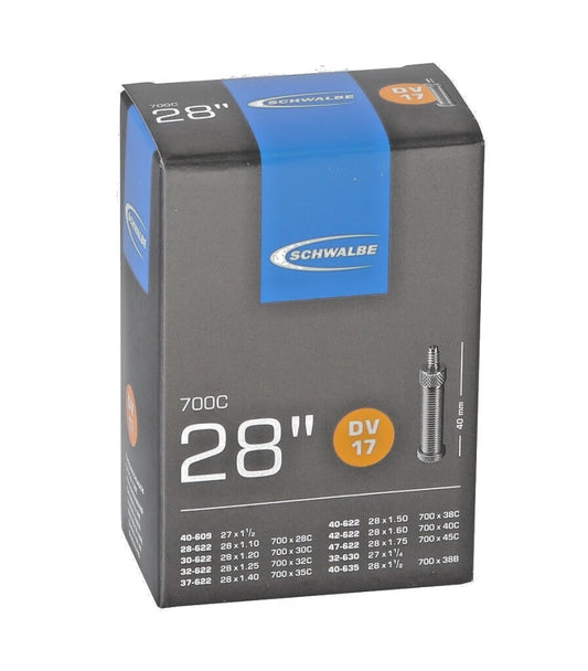 Schwalbe Schlauch DV17 28"/700C Fahrradschlauch 28/47-622/635 Blitzventil