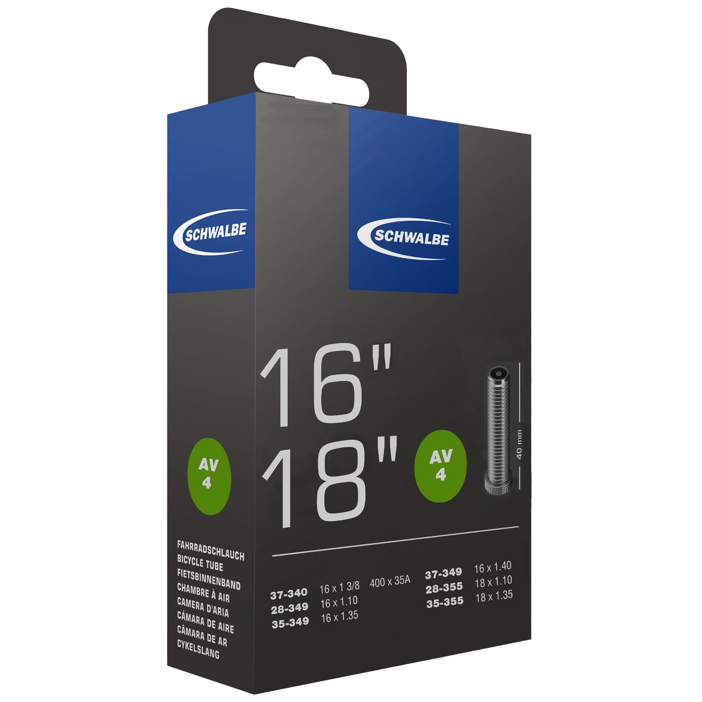 Schwalbe AV 4 Fahrradschlauch (16"/18")